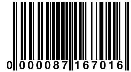 0 000087 167016