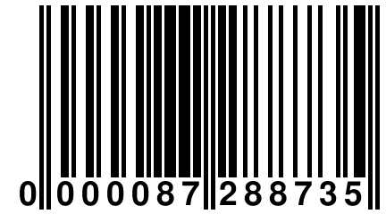 0 000087 288735