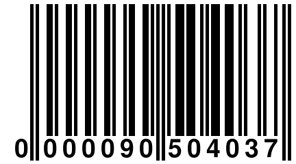 0 000090 504037