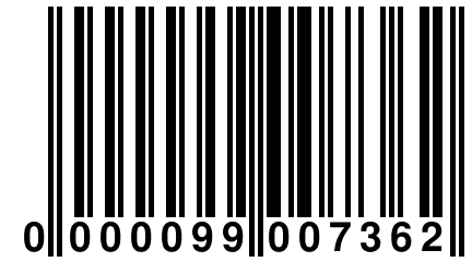 0 000099 007362