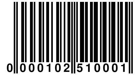 0 000102 510001