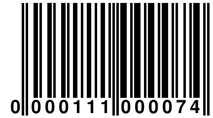 0 000111 000074