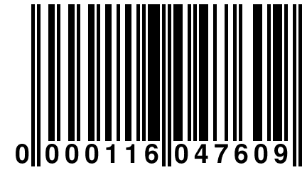 0 000116 047609