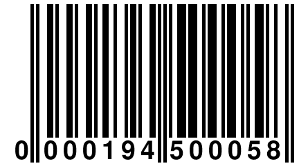 0 000194 500058