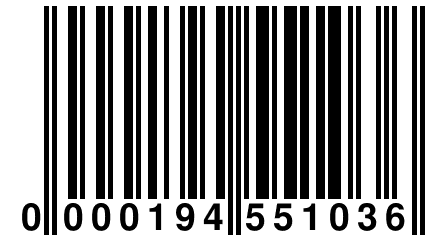 0 000194 551036