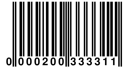 0 000200 333311