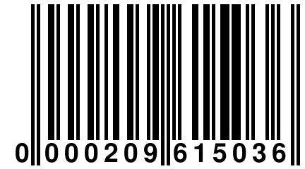 0 000209 615036