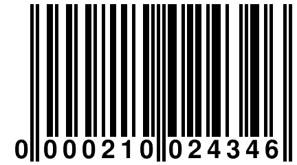 0 000210 024346