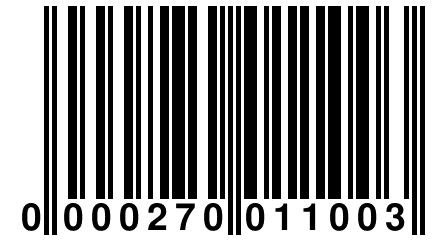 0 000270 011003