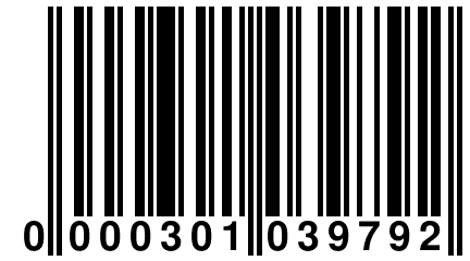 0 000301 039792