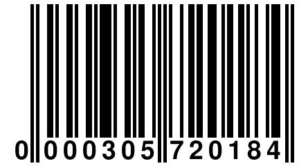 0 000305 720184