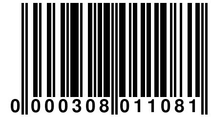 0 000308 011081