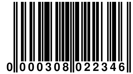 0 000308 022346