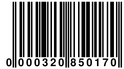 0 000320 850170