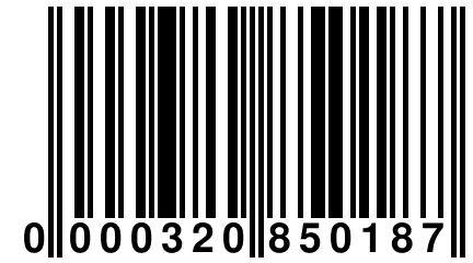 0 000320 850187