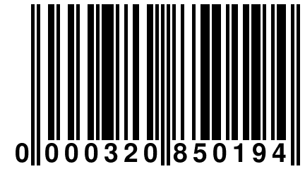 0 000320 850194