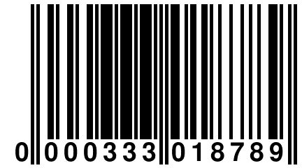 0 000333 018789