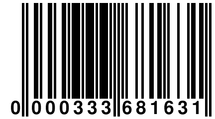 0 000333 681631