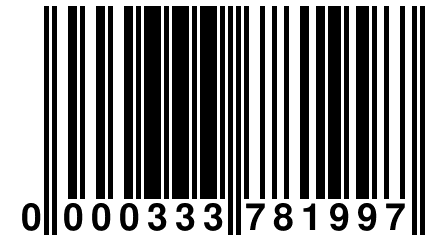 0 000333 781997