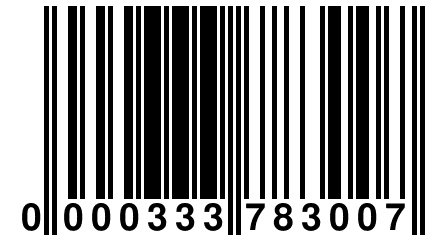 0 000333 783007