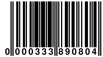 0 000333 890804