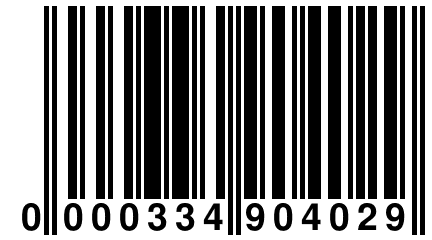 0 000334 904029