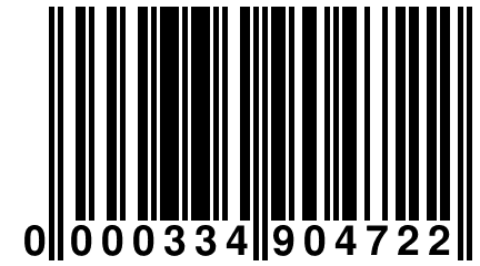 0 000334 904722