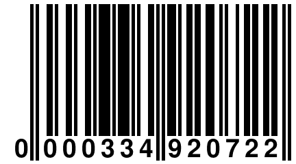 0 000334 920722