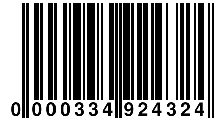 0 000334 924324