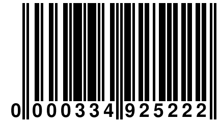 0 000334 925222