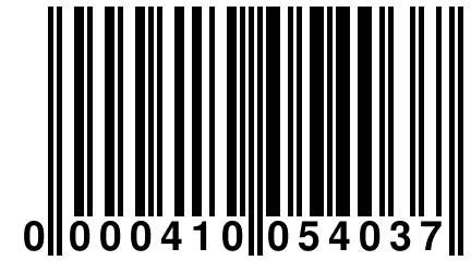 0 000410 054037