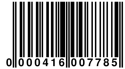 0 000416 007785