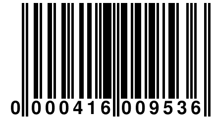 0 000416 009536