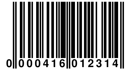 0 000416 012314