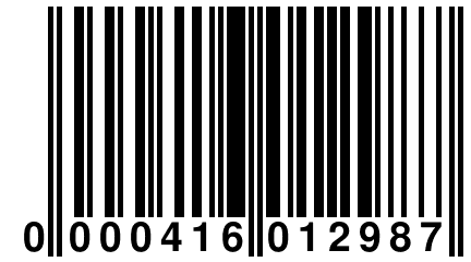 0 000416 012987