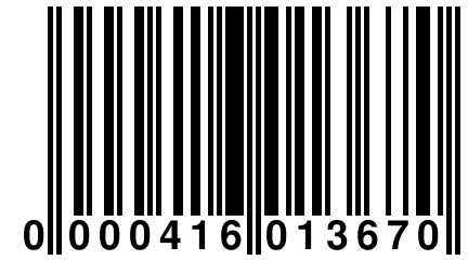 0 000416 013670