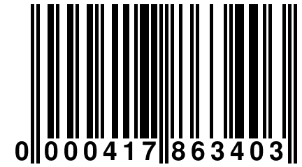 0 000417 863403