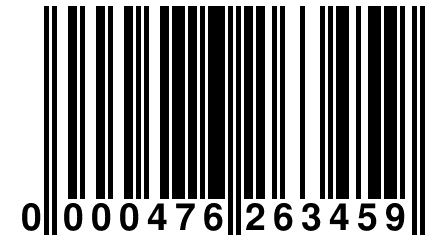 0 000476 263459