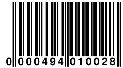 0 000494 010028