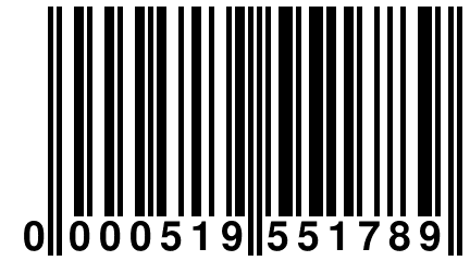 0 000519 551789