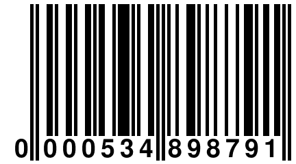 0 000534 898791