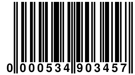 0 000534 903457