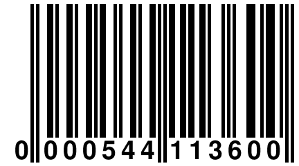 0 000544 113600