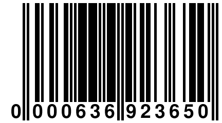 0 000636 923650