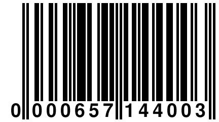 0 000657 144003