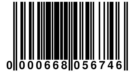 0 000668 056746