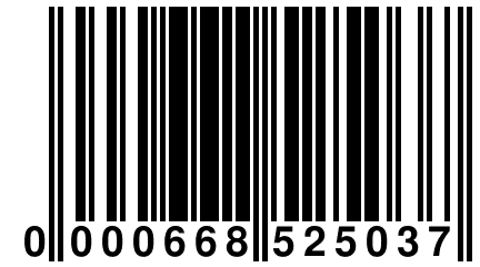 0 000668 525037