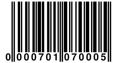 0 000701 070005