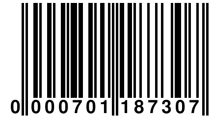 0 000701 187307