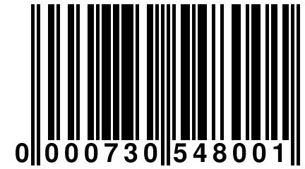 0 000730 548001